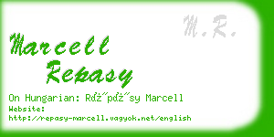 marcell repasy business card